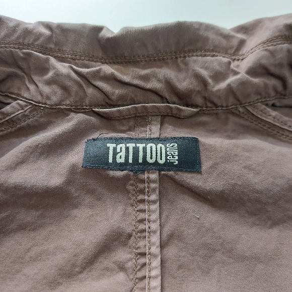 Vintage TATTOO JEANS Women's Light Weight Jacket - Picture 16 of 17
